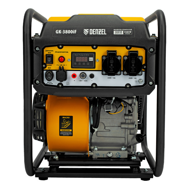 Генератор инверторный GK-3800iF, 3,8 кВт, 230 В, ручной старт DENZEL в Красноярске