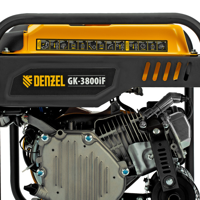 Генератор инверторный GK-3800iF, 3,8 кВт, 230 В, ручной старт DENZEL в Красноярске