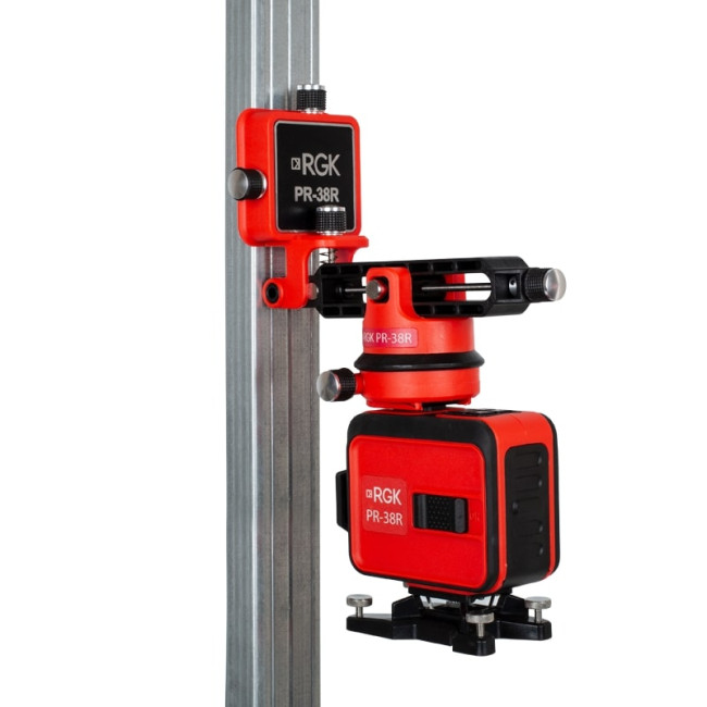 Комплект: лазерный уровень RGK PR-38R + штанга-упор RGK CG-2 в Красноярске