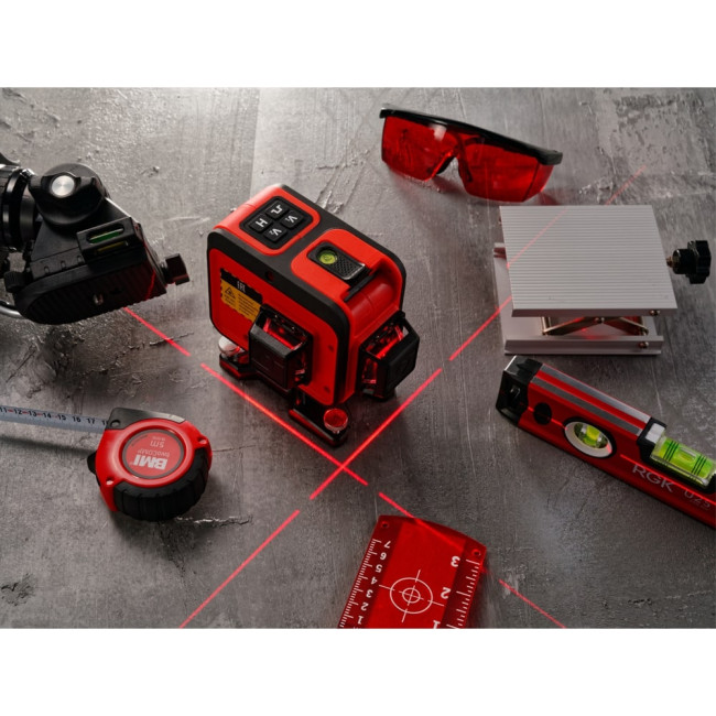 Комплект: лазерный уровень RGK PR-38R + штанга-упор RGK CG-2 в Красноярске
