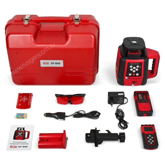 Ротационный нивелир RGK SP-800 с калибровкой в Красноярске