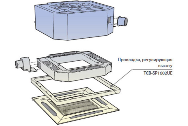 Toshiba Прокладка, регулирующая высоту (TCB-SP1602UE) в Красноярске