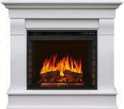 Каминокомплект Monaco (Разборный) -  Бьянко белый с очагом Vision 23 EF LED FX
