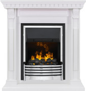 Каминокомплект Orlean - Белый дуб с очагом Flagstaff Каминокомплект Orlean - Белый дуб с очагом Flagstaff