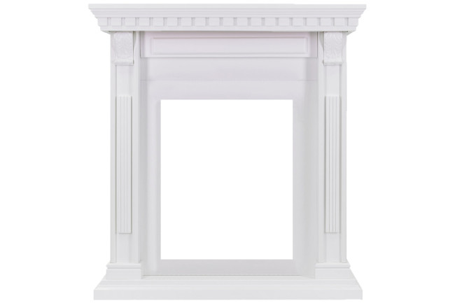 Каминокомплект Orlean - Белый дуб с очагом Flagstaff в Красноярске