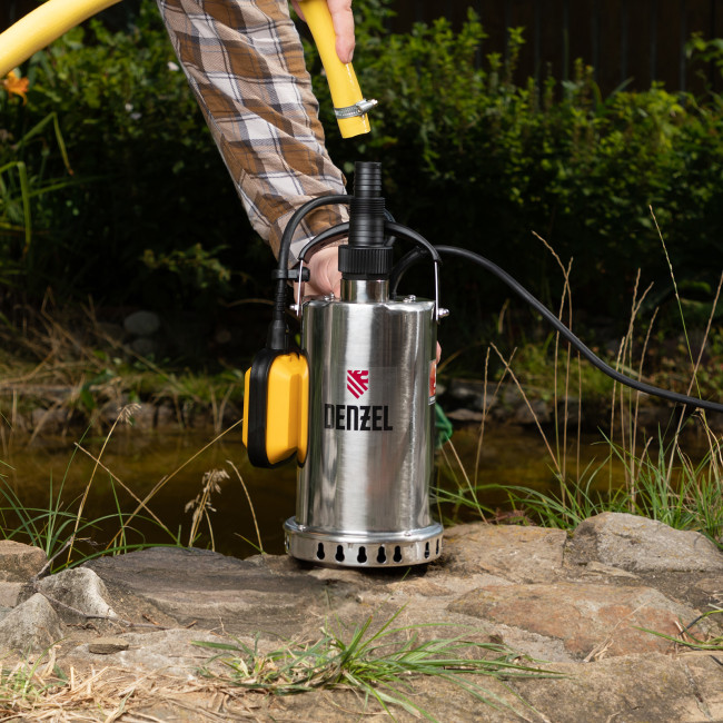 Дренажный насос DP600X, 600 Вт, подъем 7.5 м, 8500 л/ч Denzel в Красноярске