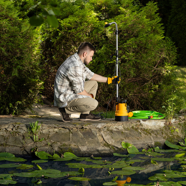 Дренажный насос для чистой воды DPB400, 400 Вт, подъем 11 м, 5500 л/ч Denzel в Красноярске