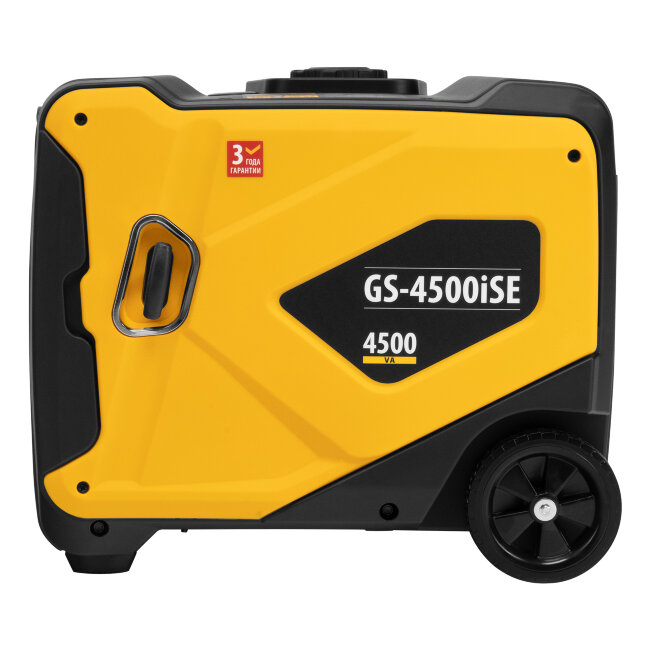 Генератор инверторный GS-4500iSE, 4,5 кВт, 230 В, закрытый корпус, электростартер Denzel в Красноярске