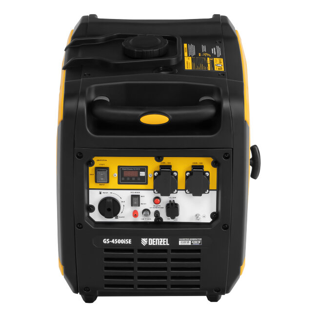 Генератор инверторный GS-4500iSE, 4,5 кВт, 230 В, закрытый корпус, электростартер Denzel в Красноярске
