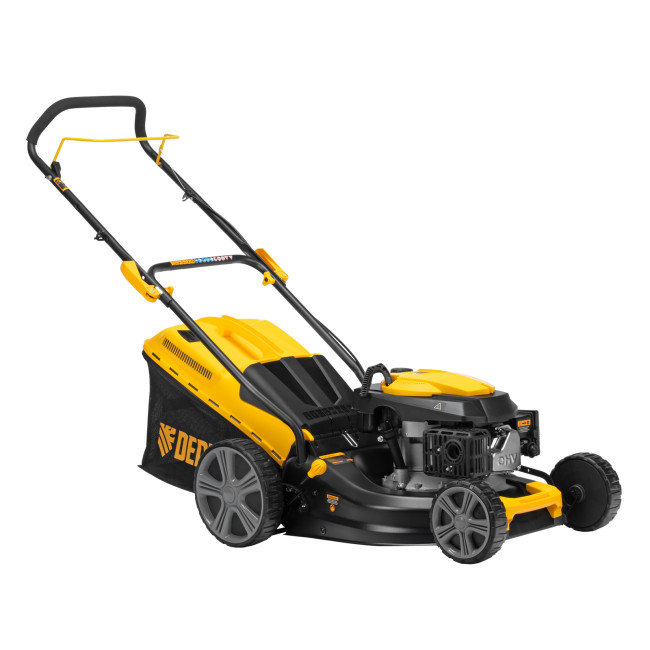 Газонокосилка бензиновая GLD-460, 146 куб.см, ширина 46 см, ручная, 7 уровней, травосборник 50 л Denzel в Красноярске Газонокосилка бензиновая GLD-460, 146 куб.см, ширина 46 см, ручная, 7 уровней, травосборник 50 л Denzel в Красноярске