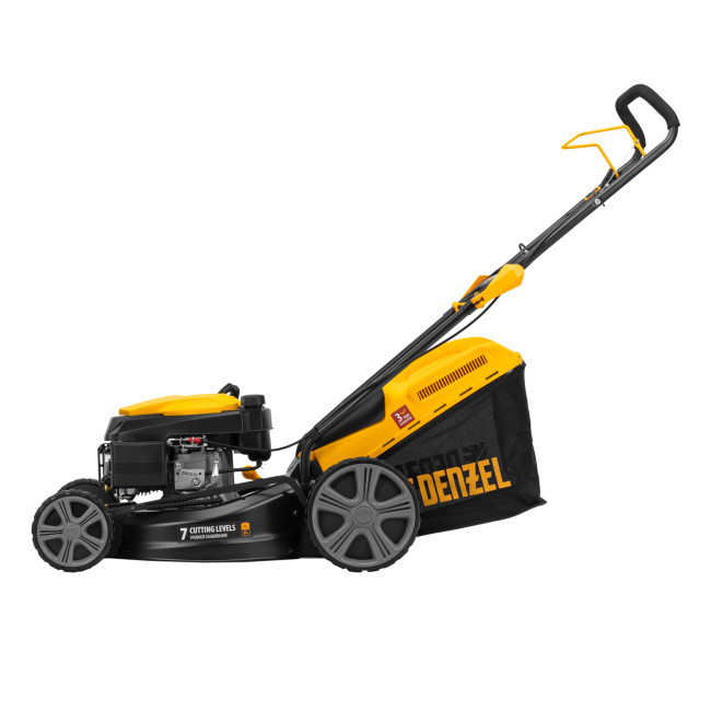 Газонокосилка бензиновая GLD-460, 146 куб.см, ширина 46 см, ручная, 7 уровней, травосборник 50 л Denzel в Красноярске Газонокосилка бензиновая GLD-460, 146 куб.см, ширина 46 см, ручная, 7 уровней, травосборник 50 л Denzel в Красноярске