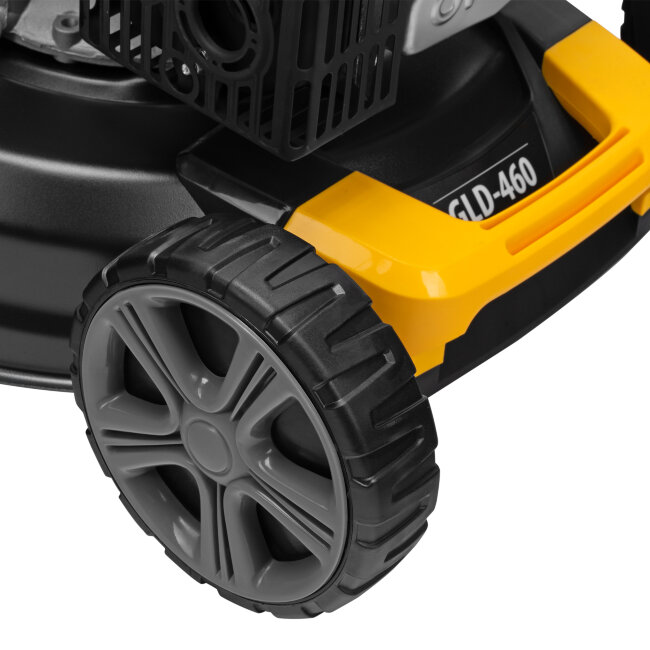 Газонокосилка бензиновая GLD-460, 146 куб.см, ширина 46 см, ручная, 7 уровней, травосборник 50 л Denzel в Красноярске Газонокосилка бензиновая GLD-460, 146 куб.см, ширина 46 см, ручная, 7 уровней, травосборник 50 л Denzel в Красноярске