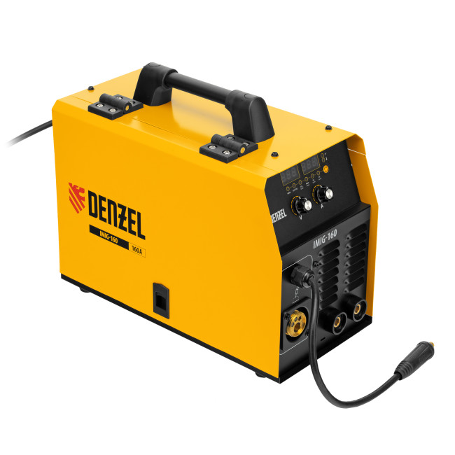 Аппарат инвертор. полуавтомат. cварки IMIG-160 Synergy, 160 А, ПВ 60%, катушка 5 кг Denzel в Красноярске
