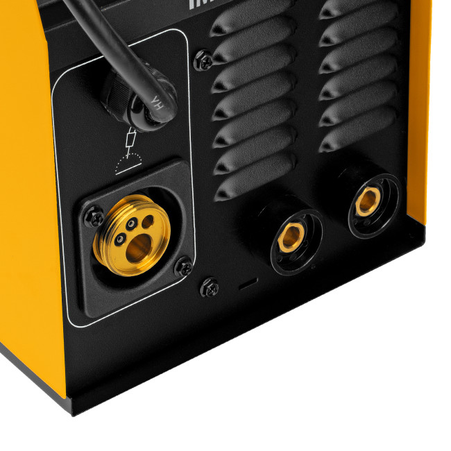 Аппарат инвертор. полуавтомат. cварки IMIG-160 Synergy, 160 А, ПВ 60%, катушка 5 кг Denzel в Красноярске