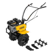 Мотоблок DPT-270, 7 л.с., ремен.сцеп, шир 85 см, глуб 35 см,фрез 3х4,ШОМ,скор 2В/1Н,кол 8" Denzel Мотоблок DPT-270, 7 л.с., ремен.сцеп, шир 85 см, глуб 35 см,фрез 3х4,ШОМ,скор 2В/1Н,кол 8" Denzel