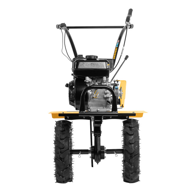 Мотоблок DPT-270, 7 л.с., ремен.сцеп, шир 85 см, глуб 35 см,фрез 3х4,ШОМ,скор 2В/1Н,кол 8" Denzel в Красноярске Мотоблок DPT-270, 7 л.с., ремен.сцеп, шир 85 см, глуб 35 см,фрез 3х4,ШОМ,скор 2В/1Н,кол 8" Denzel в Красноярске