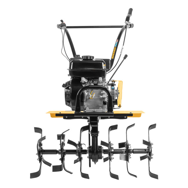 Мотоблок DPT-270, 7 л.с., ремен.сцеп, шир 85 см, глуб 35 см,фрез 3х4,ШОМ,скор 2В/1Н,кол 8" Denzel в Красноярске Мотоблок DPT-270, 7 л.с., ремен.сцеп, шир 85 см, глуб 35 см,фрез 3х4,ШОМ,скор 2В/1Н,кол 8" Denzel в Красноярске