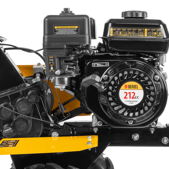 Мотоблок DPT-270, 7 л.с., ремен.сцеп, шир 85 см, глуб 35 см,фрез 3х4,ШОМ,скор 2В/1Н,кол 8" Denzel в Красноярске Мотоблок DPT-270, 7 л.с., ремен.сцеп, шир 85 см, глуб 35 см,фрез 3х4,ШОМ,скор 2В/1Н,кол 8" Denzel в Красноярске