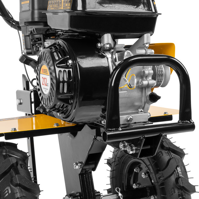 Мотоблок DPT-270, 7 л.с., ремен.сцеп, шир 85 см, глуб 35 см,фрез 3х4,ШОМ,скор 2В/1Н,кол 8" Denzel в Красноярске Мотоблок DPT-270, 7 л.с., ремен.сцеп, шир 85 см, глуб 35 см,фрез 3х4,ШОМ,скор 2В/1Н,кол 8" Denzel в Красноярске