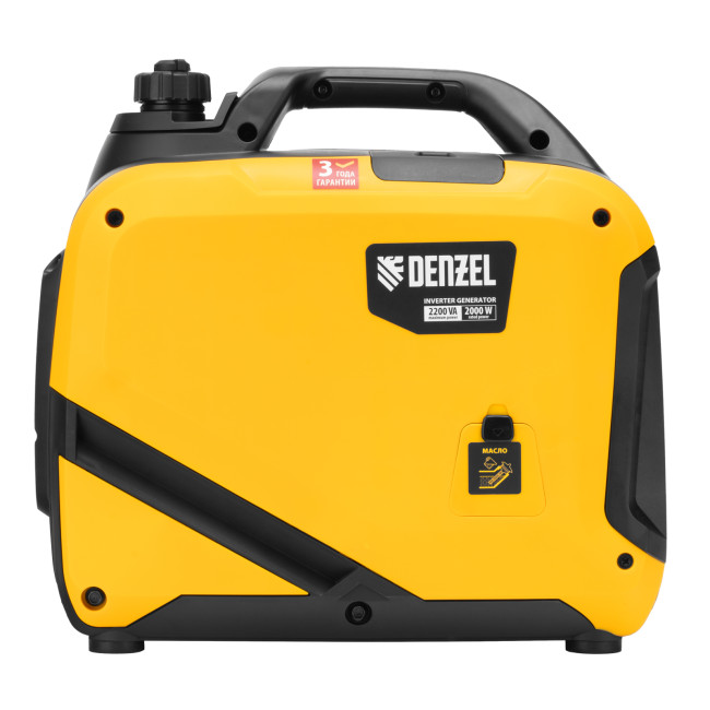 Генератор инверторный GS-2200iS, 2,2 кВт, 230 В, закрытый корпус, ручной старт DENZEL в Красноярске