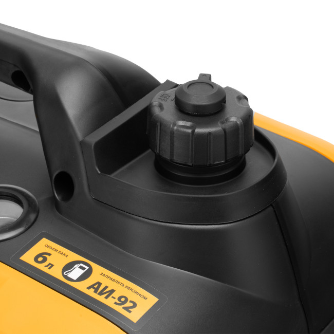 Генератор инверторный GS-2200iS, 2,2 кВт, 230 В, закрытый корпус, ручной старт DENZEL в Красноярске