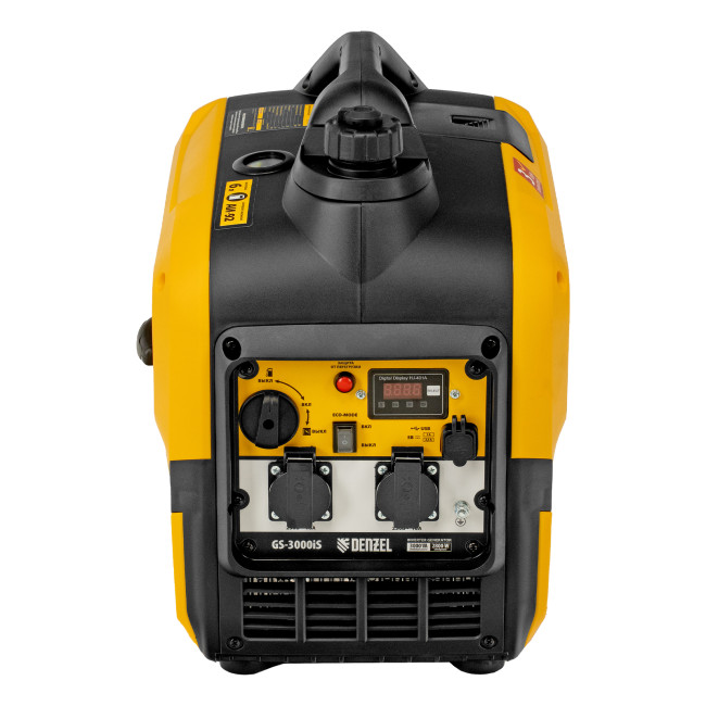 Генератор инверторный GS-3000iS, 3,0 кВт, 230 В, закрытый корпус, ручной старт Denzel в Красноярске Генератор инверторный GS-3000iS, 3,0 кВт, 230 В, закрытый корпус, ручной старт Denzel в Красноярске