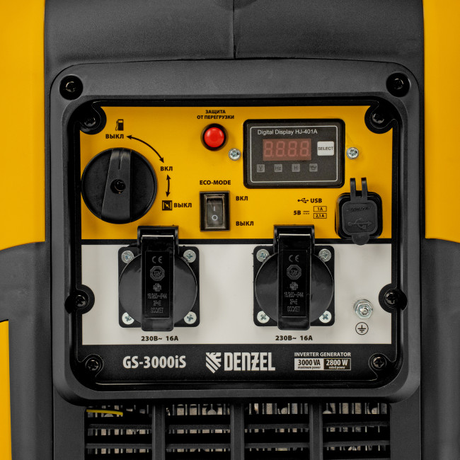 Генератор инверторный GS-3000iS, 3,0 кВт, 230 В, закрытый корпус, ручной старт Denzel в Красноярске Генератор инверторный GS-3000iS, 3,0 кВт, 230 В, закрытый корпус, ручной старт Denzel в Красноярске