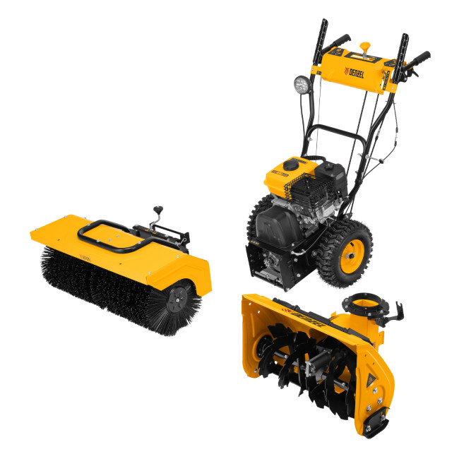 Гибридная снегоуборочная машина с функц. подметания SWB-800, 212 сс, руч. старт, 2 насадки// Denzel в Красноярске Гибридная снегоуборочная машина с функц. подметания SWB-800, 212 сс, руч. старт, 2 насадки// Denzel в Красноярске