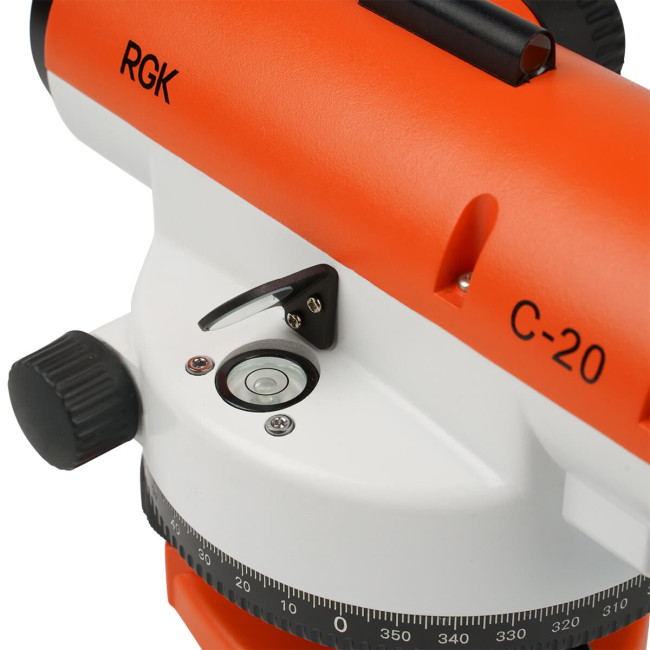 Комплект оптический нивелир RGK C-20 + штатив S6-N + рейка AMO S5 в Красноярске