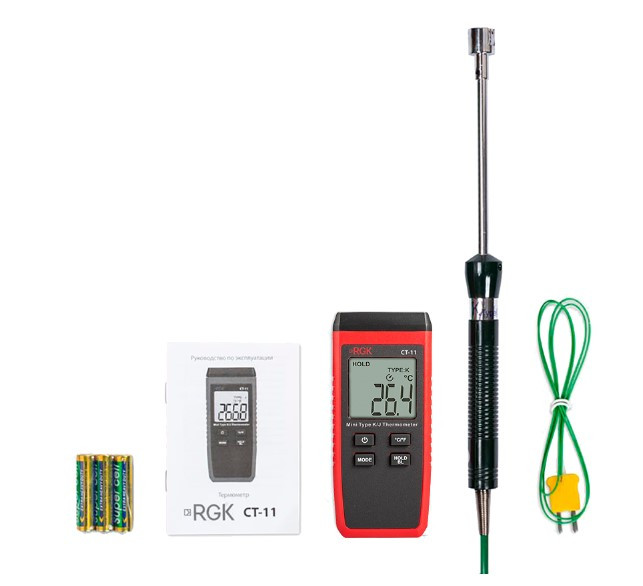 Термометр RGK CT-11 с поверхностным зондом TR-10S в Красноярске