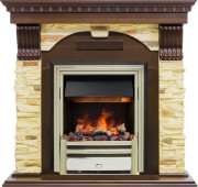 Каминокомплект Dublin угловой - Темный дуб / Сланец с очагом Cavendish Каминокомплект Dublin угловой - Темный дуб / Сланец с очагом Cavendish