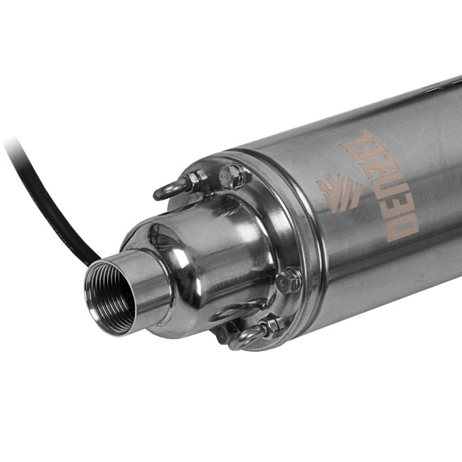 Скважинный насос DWS-4-150, винтовой, диаметр 4", 1300 Вт, 2000 л/ч, напор 150 м Denzel в Красноярске