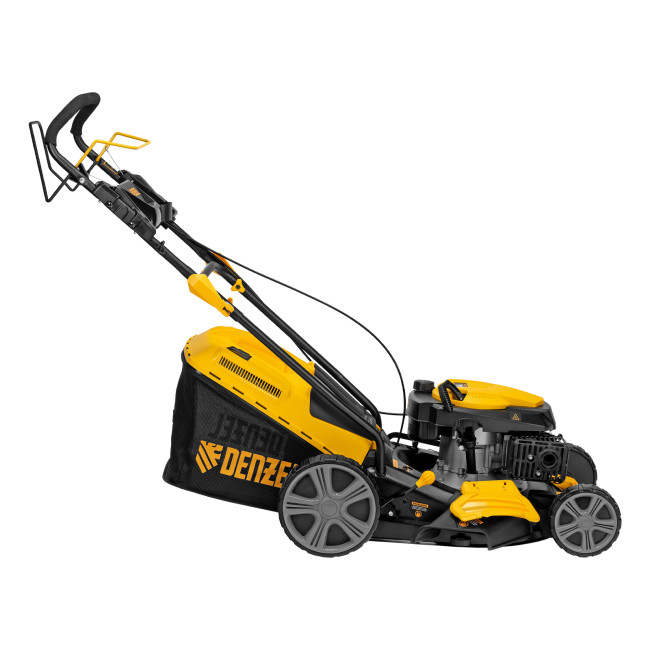 Газонокосилка бензиновая GLD-460SP, 146 куб.см, ширина 46 см, привод 7 уровней, травосборник 50 л Denzel в Красноярске Газонокосилка бензиновая GLD-460SP, 146 куб.см, ширина 46 см, привод 7 уровней, травосборник 50 л Denzel в Красноярске