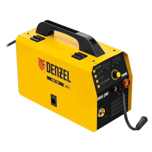 Аппарат инвертор. полуавтомат. cварки IMIG-200, 200 А, ПВ 60%, катушка 5 кг Denzel в Красноярске