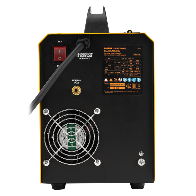 Аппарат инвертор. полуавтомат. cварки IMIG-200, 200 А, ПВ 60%, катушка 5 кг Denzel в Красноярске