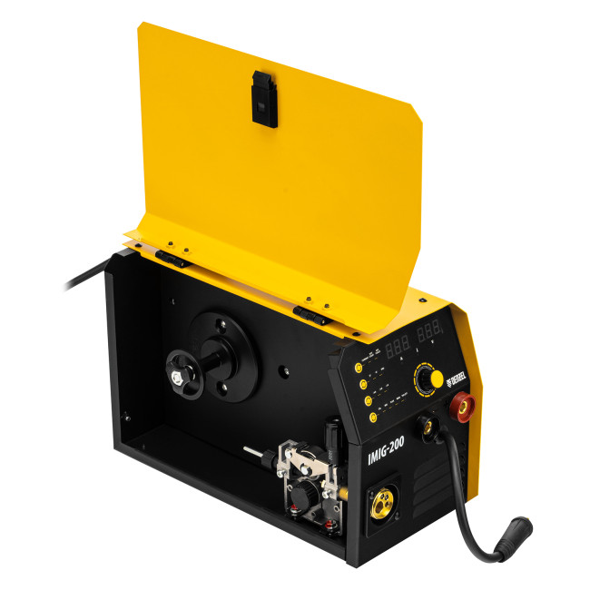 Аппарат инвертор. полуавтомат. cварки IMIG-200, 200 А, ПВ 60%, катушка 5 кг Denzel в Красноярске