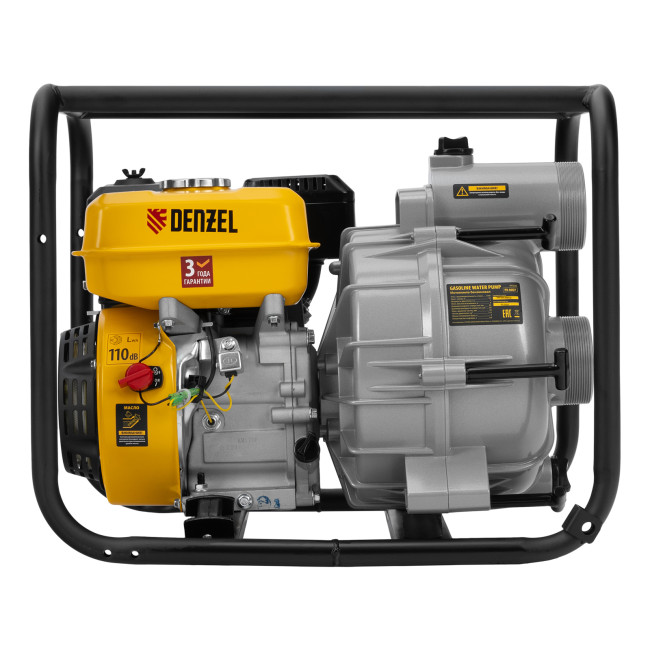Мотопомпа бензиновая для грязной воды PX-80D7, 7 л.с., 3", 1300 л/мин, глуб 8 м,напор 30 м Denzel в Красноярске