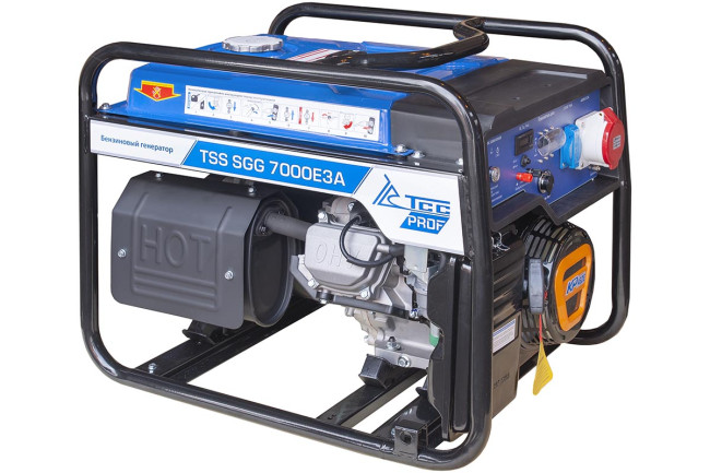 Бензиновый генератор 7 кВт с АВР TSS SGG 7000E3A в Красноярске