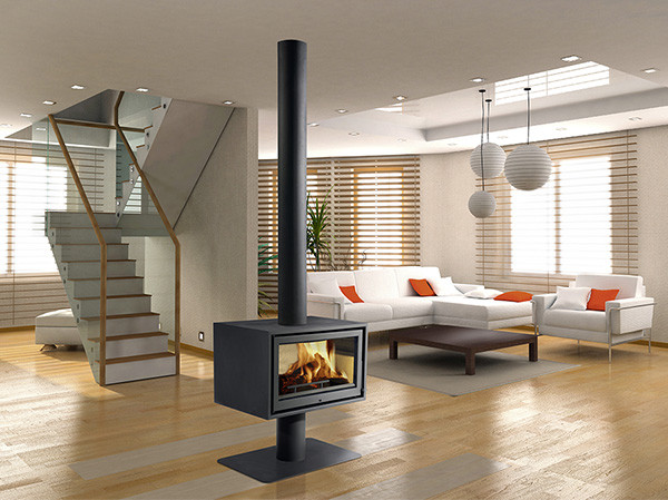 Печь-камин Solzaima Slim Box в Красноярске