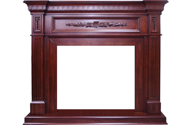 Каминокомплект Luxemburg - Темная вишня с очагом Design B800RF 3D в Красноярске