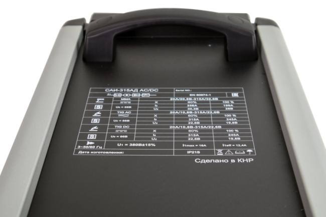 Сварочный аппарат инверторный Ресанта САИ-315АД (АС/DC) в Красноярске