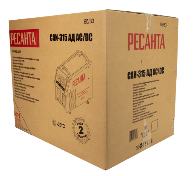 Сварочный аппарат инверторный Ресанта САИ-315АД (АС/DC) в Красноярске
