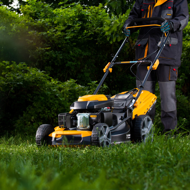 Газонокосилка бензиновая GLD-520SP, 196 куб.см, ширина 52 см, привод, 7 уровней,травосборник 60 л Denzel в Красноярске Газонокосилка бензиновая GLD-520SP, 196 куб.см, ширина 52 см, привод, 7 уровней,травосборник 60 л Denzel в Красноярске