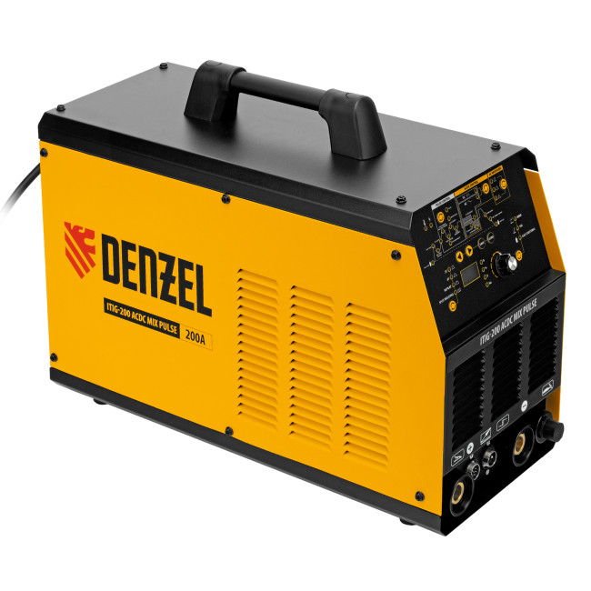 Аппарат инвертор. аргонодуговой сварки ITIG-200 ACDC Mix Pulse, 200 А, ПВ 60% Denzel в Красноярске