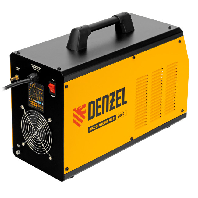 Аппарат инвертор. аргонодуговой сварки ITIG-200 ACDC Mix Pulse, 200 А, ПВ 60% Denzel в Красноярске