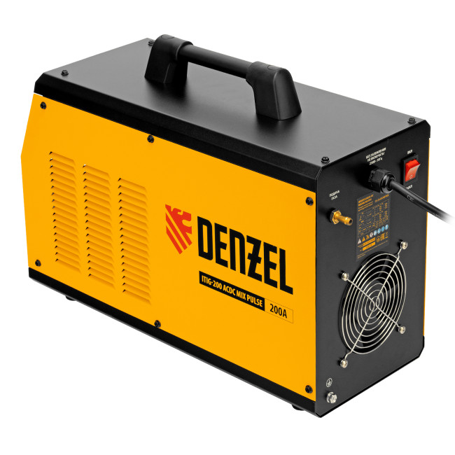 Аппарат инвертор. аргонодуговой сварки ITIG-200 ACDC Mix Pulse, 200 А, ПВ 60% Denzel в Красноярске