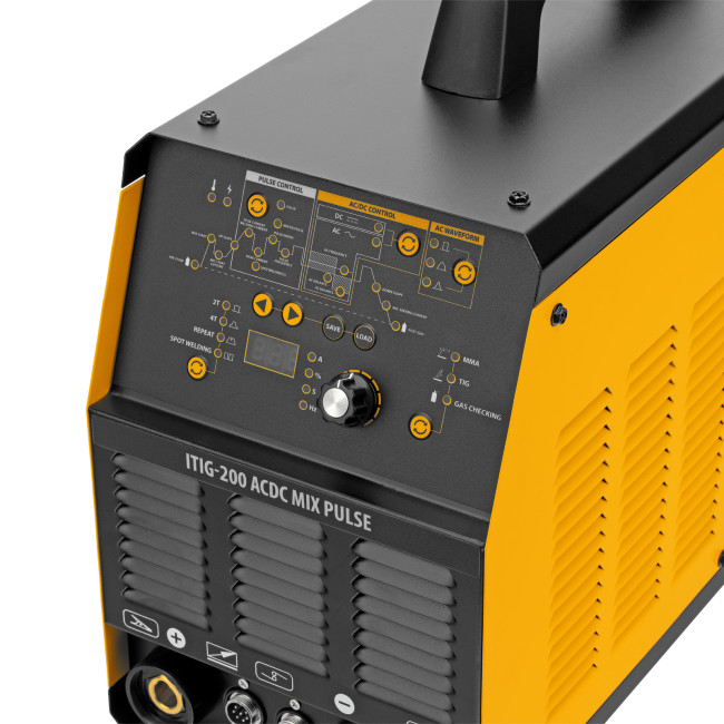 Аппарат инвертор. аргонодуговой сварки ITIG-200 ACDC Mix Pulse, 200 А, ПВ 60% Denzel в Красноярске