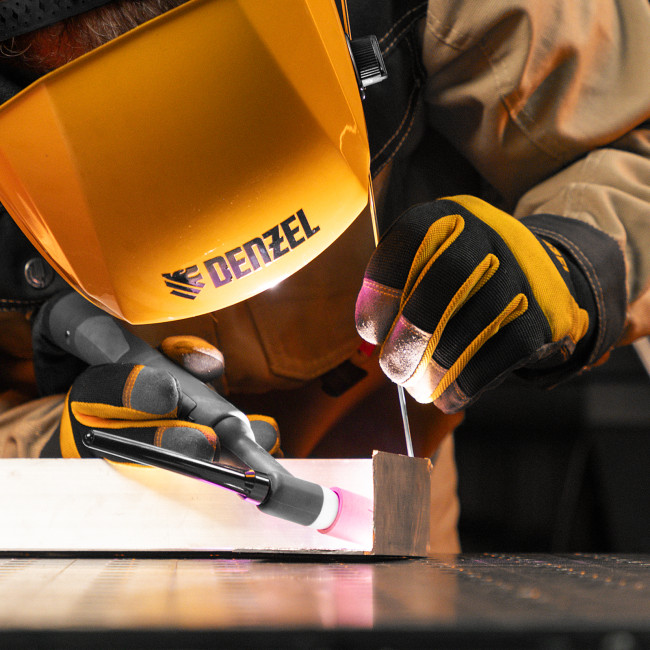 Аппарат инвертор. аргонодуговой сварки ITIG-200 ACDC Mix Pulse, 200 А, ПВ 60% Denzel в Красноярске