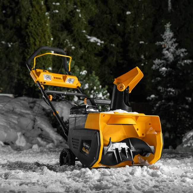 Снегоуборочная машина аккумуляторная, ESB-460-0, Li-Ion, 36В Denzel в Красноярске Снегоуборочная машина аккумуляторная, ESB-460-0, Li-Ion, 36В Denzel в Красноярске