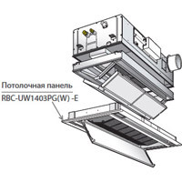 Toshiba Потолочная панель (RBC-UW1403PG(W)-E) в Красноярске